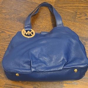 Michael Kors Blue Leather tote